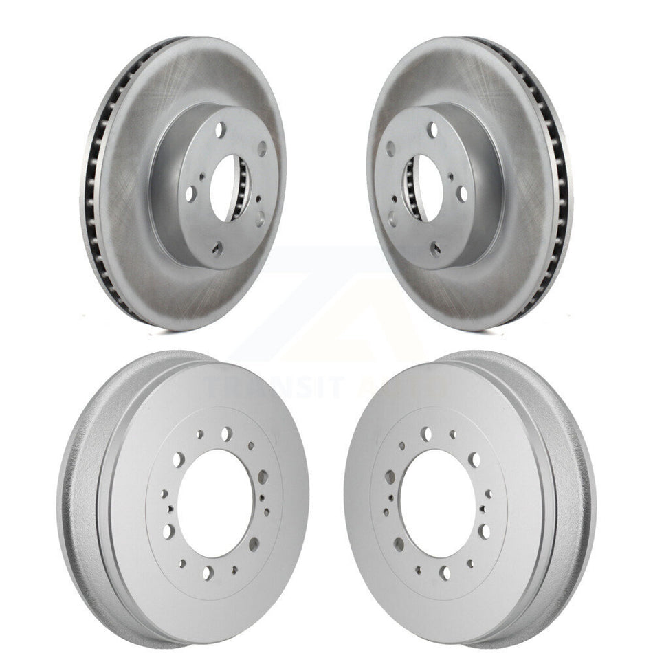 Front Rear Disc Brake Rotors Drums Kit For 2015 Toyota Tacoma 4WD With 5 Lug Wheels KG-102037