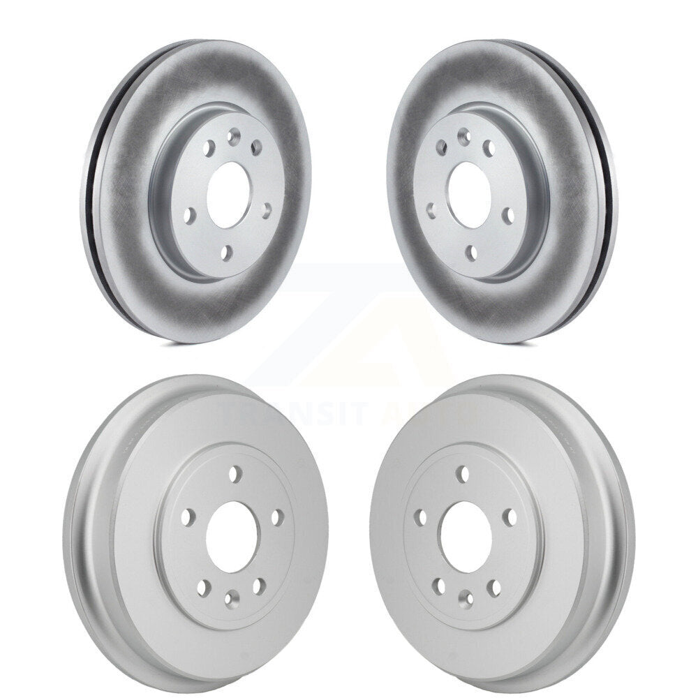 Front Rear Disc Brake Rotors Drums Kit For Chevrolet Sonic KG-102038