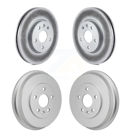 Front Rear Disc Brake Rotors Drums Kit For Chevrolet Sonic KG-102038