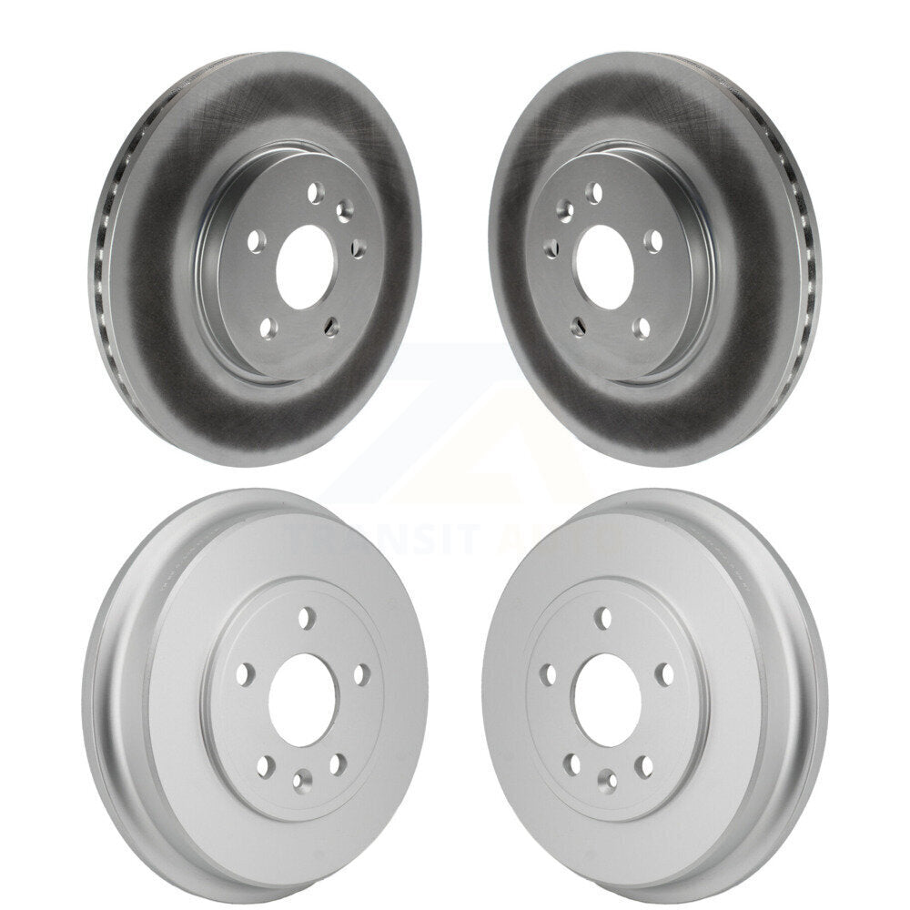 Front Rear Disc Brake Rotors Drums Kit For Chevrolet Trax Sonic KG-102039