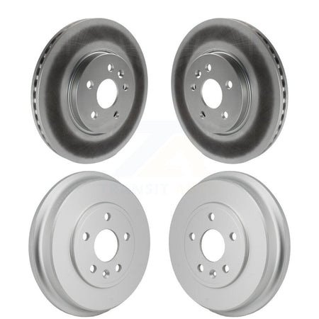 Front Rear Disc Brake Rotors Drums Kit For Chevrolet Trax Sonic KG-102039