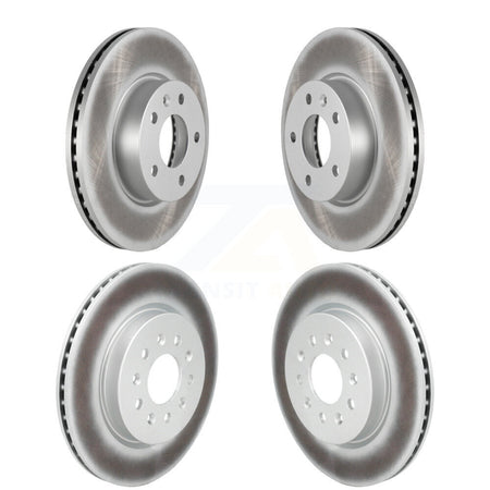 Front Rear Coat Brake Rotor Kit For 2020-2023 Cadillac CT4 With 300mm Diameter KG-102061
