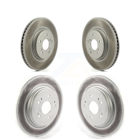 Front Rear Coated Disc Brake Rotors Kit For 2023-2024 Honda HR-V KG-102068