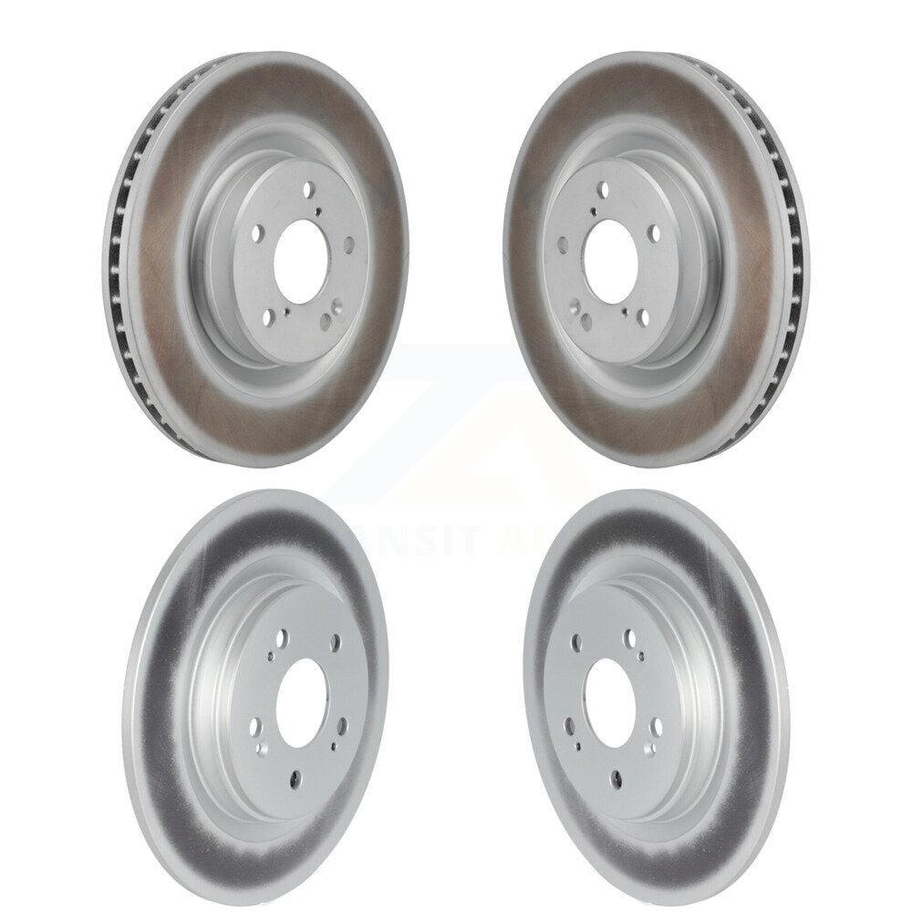 Front Rear Coated Disc Brake Rotors Kit For 2023-2024 Honda Pilot KG-102069