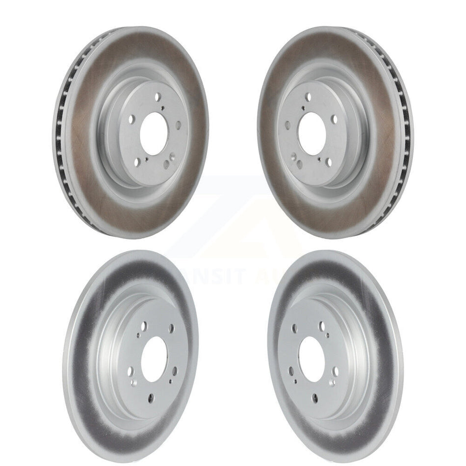Front Rear Coated Disc Brake Rotors Kit For 2023-2024 Honda Pilot KG-102069
