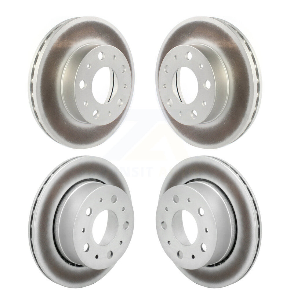 Front Rear Coated Disc Brake Rotors Kit For 2022-2024 Ram ProMaster 3500 2500 1500 KG-102070