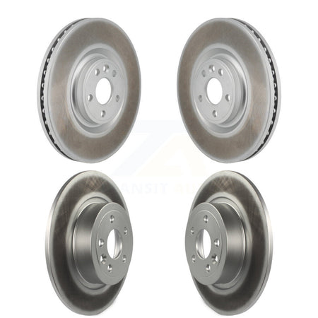 Front Rear Coated Disc Brake Rotors Kit For Land Rover Range Evoque KG-102073