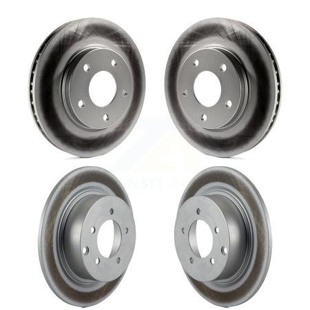 Front Rear Coated Brake Rotors Kit For Dodge Caliber SRT-4 With 276mm Diameter Rotor KG-102085