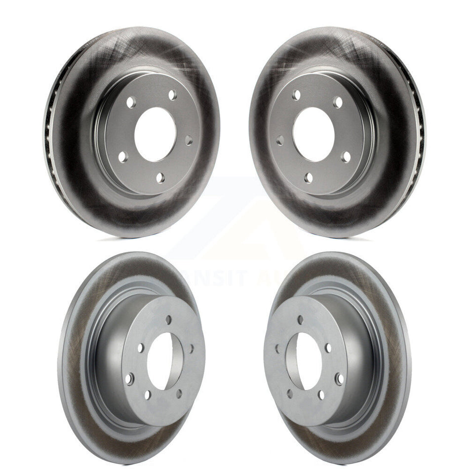 Front Rear Coated Brake Rotors Kit For Dodge Caliber SRT-4 With 276mm Diameter Rotor KG-102085