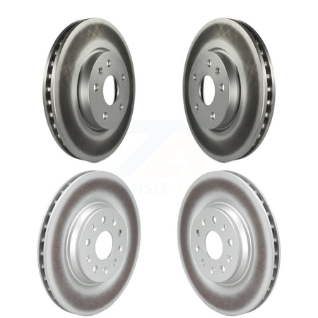 Front Rear Coated Disc Brake Rotors Kit For Chevrolet Corvette KG-102092
