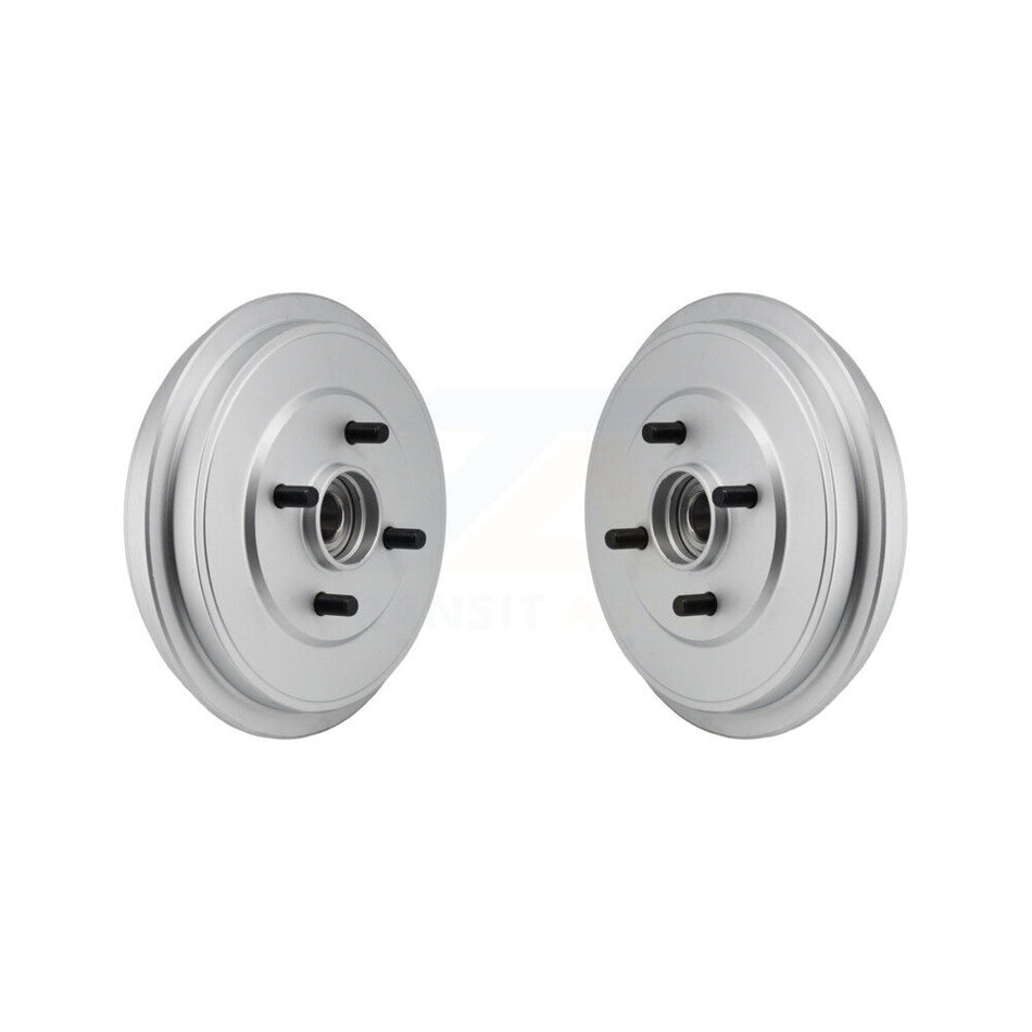 Rear Coated Brake Drums Pair For Nissan Micra Versa Note Wheel Bearing Included KG-102103