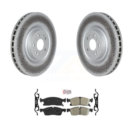 Front Coat Brake Rotors Ceramic Pad Kit For Mercedes-Benz ML350 GLS450 ML400 GLE400 ML250 KGA-100020