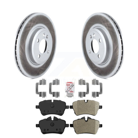 Front Coated Disc Brake Rotors And Semi-Metallic Pads Kit For Mini Cooper Countryman KGA-100063