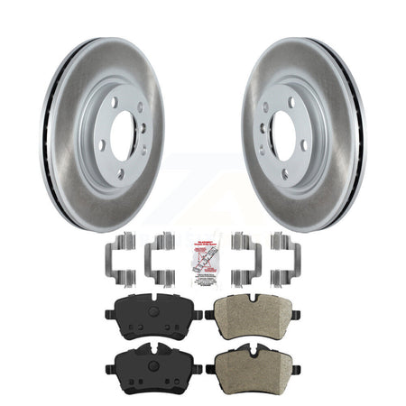 Front Coated Disc Brake Rotors & Semi-Metallic Pad Kit For Mini Cooper Countryman Paceman KGA-100064