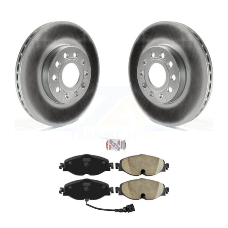Front Coat Brake Rotors Ceramic Pad Kit For Volkswagen Jetta Golf SportWagen Taos Audi A3 KGA-100148
