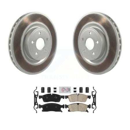 Front Coat Brake Rotors Ceramic Pad Kit For Dodge Durango With 380mm Diameter Rotor KGA-100159