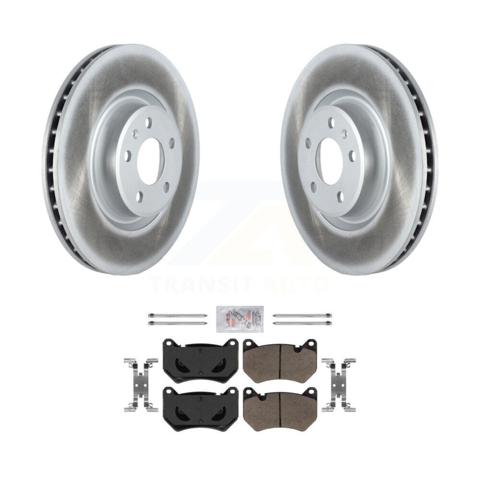Front Coated Disc Brake Rotors And Ceramic Pads Kit For Audi Q5 Sportback KGA-100188