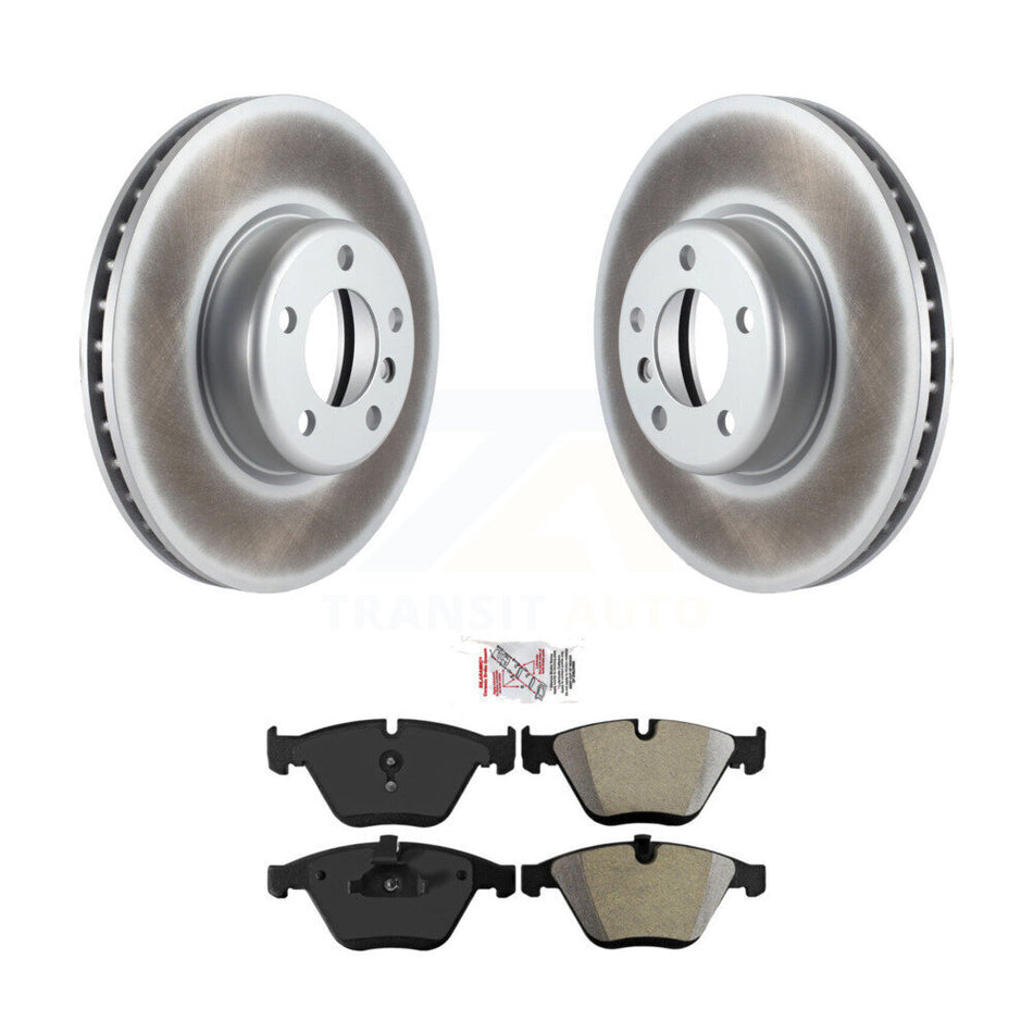Front Coated Disc Brake Rotors And Semi-Metallic Pads Kit For 2013 BMW 328i 335i KGA-100216