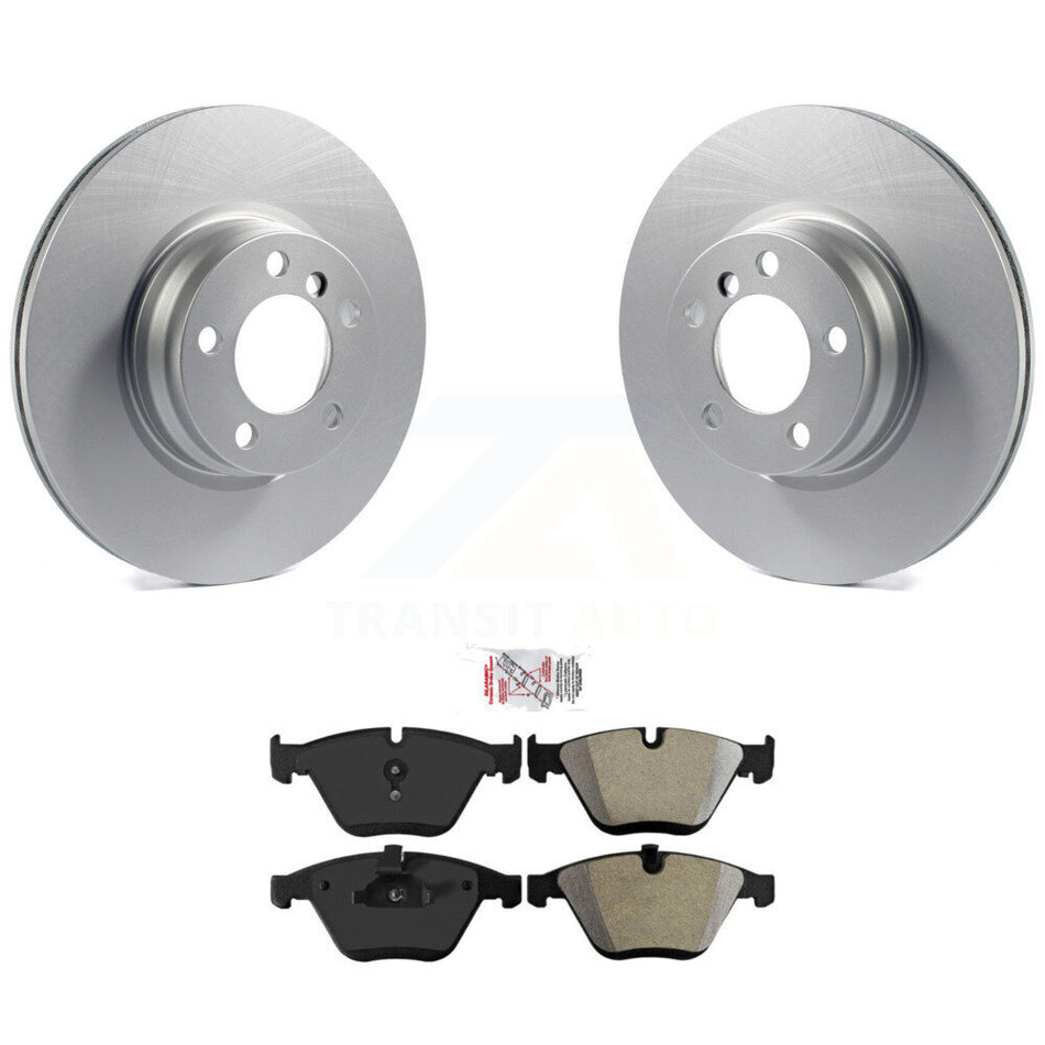 Front Coat Brake Rotor Semi-Metallic Pad Kit For BMW 328i With 330mm Diameter KGA-100222