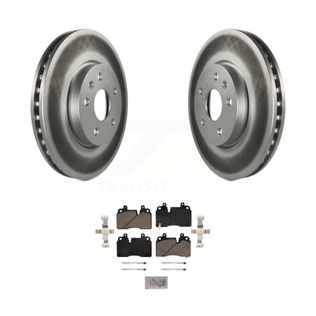Front Coated Disc Brake Rotors And Ceramic Pads Kit For Chevrolet Corvette KGA-100241