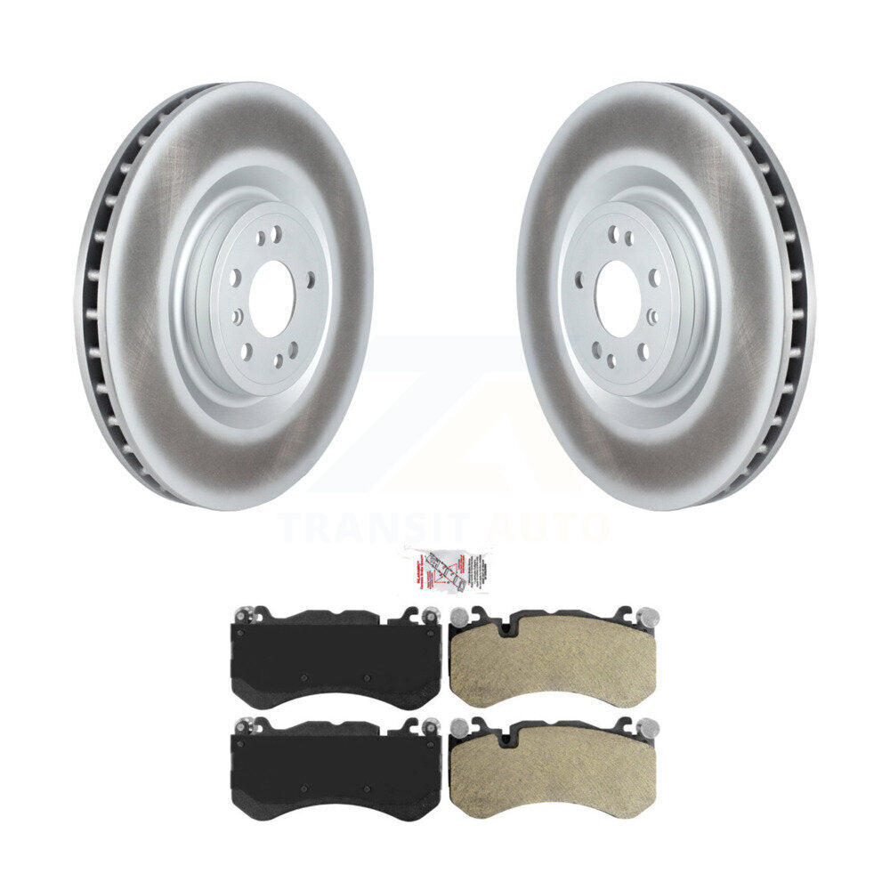 Front Coated Disc Brake Rotors And Semi-Metallic Pads Kit For Mercedes-Benz ML63 AMG KGA-100245