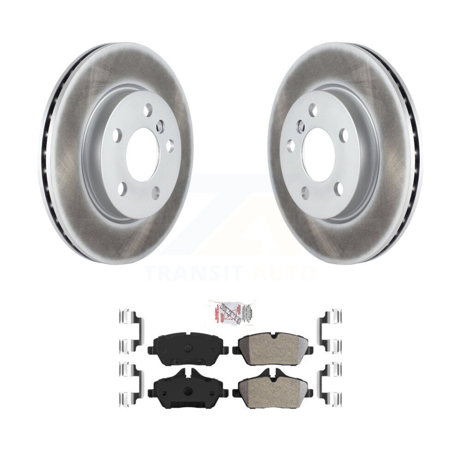Front Coated Disc Brake Rotors And Semi-Metallic Pads Kit For Mini Cooper KGA-100251