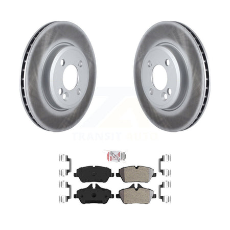 Front Coated Disc Brake Rotors And Semi-Metallic Pads Kit For Mini Cooper KGA-100254