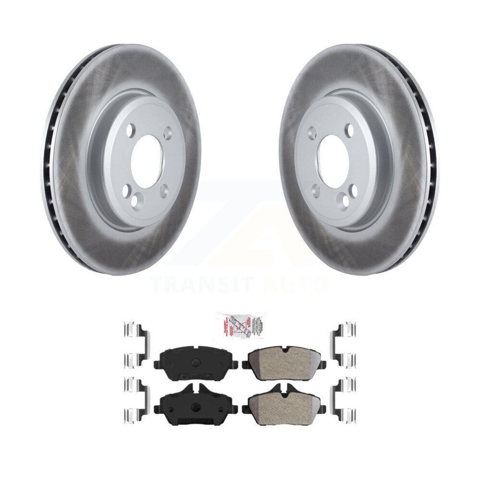 Front Coated Disc Brake Rotors And Semi-Metallic Pads Kit For Mini Cooper KGA-100254