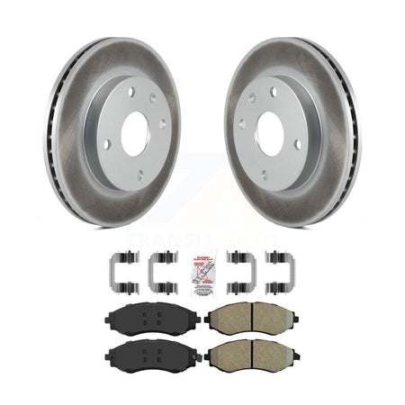 Front Coat Disc Brake Rotor Semi-Metallic Pad Kit For Chevrolet Optra Suzuki Forenza Reno KGA-100386