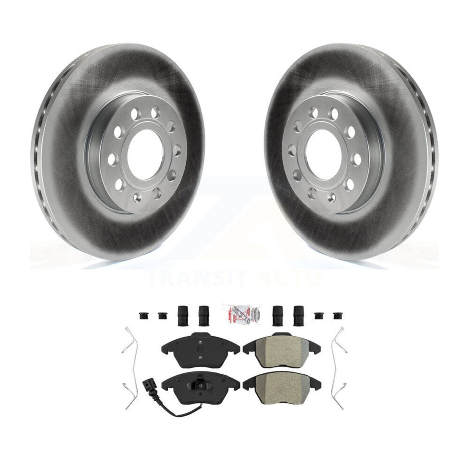 Front Coat Brake Rotor Semi-Metallic Pad Kit For Volkswagen Jetta Golf Beetle Rabbit Audi KGA-100396