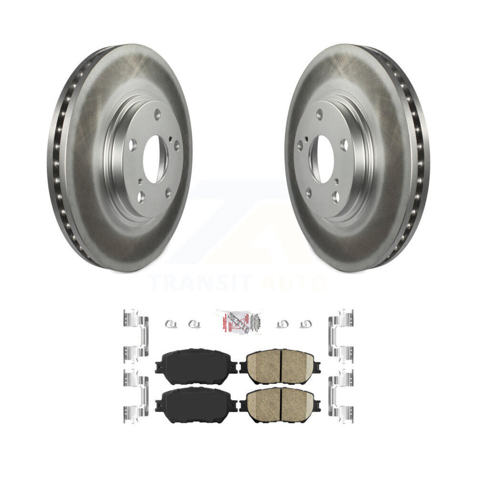 Front Coated Disc Brake Rotors And Ceramic Pads Kit For Toyota Camry KGA-100418