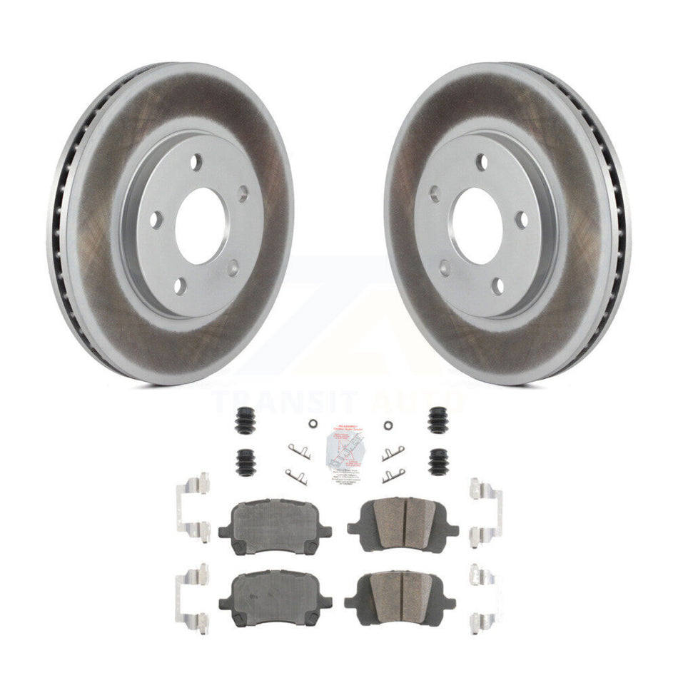 Front Coated Disc Brake Rotors And Ceramic Pads Kit For Chevrolet HHR KGA-100428