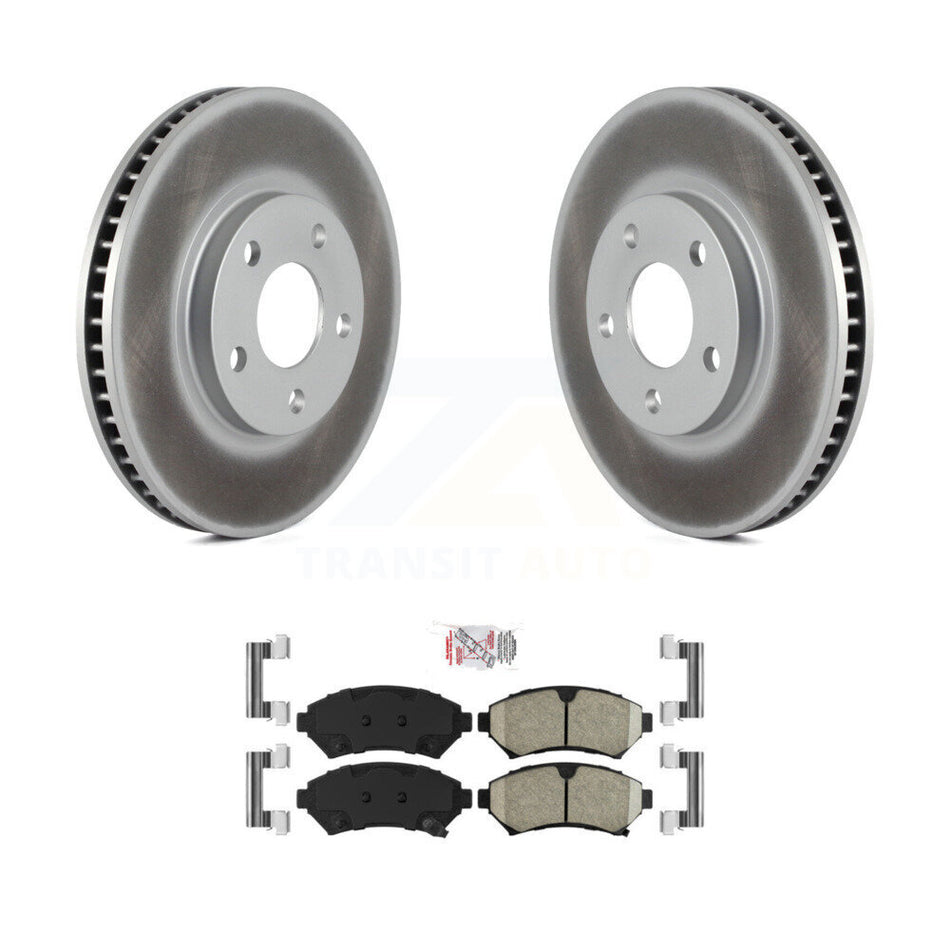Front Coat Brake Rotors Ceramic Pad Kit For Chevrolet Impala Buick LeSabre Cadillac Monte KGA-100434