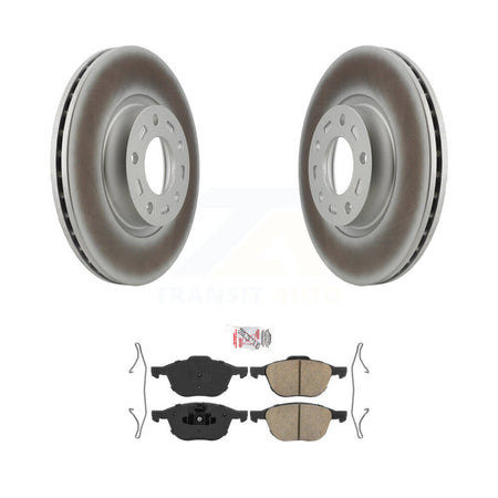 Front Coated Disc Brake Rotors And Ceramic Pads Kit For Mazda 3 5 Sport KGA-100459