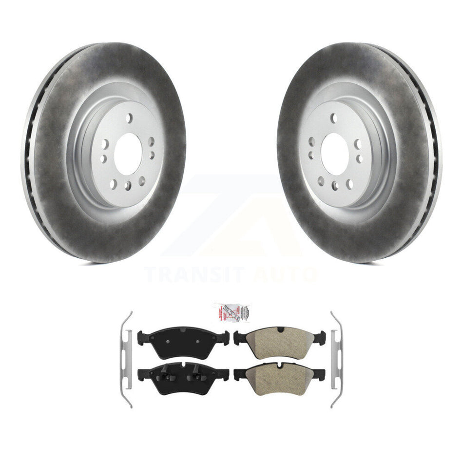 Front Coat Brake Rotor Semi-Metallic Pad Kit For Mercedes-Benz ML350 ML320 GL350 R350 G55 KGA-100604