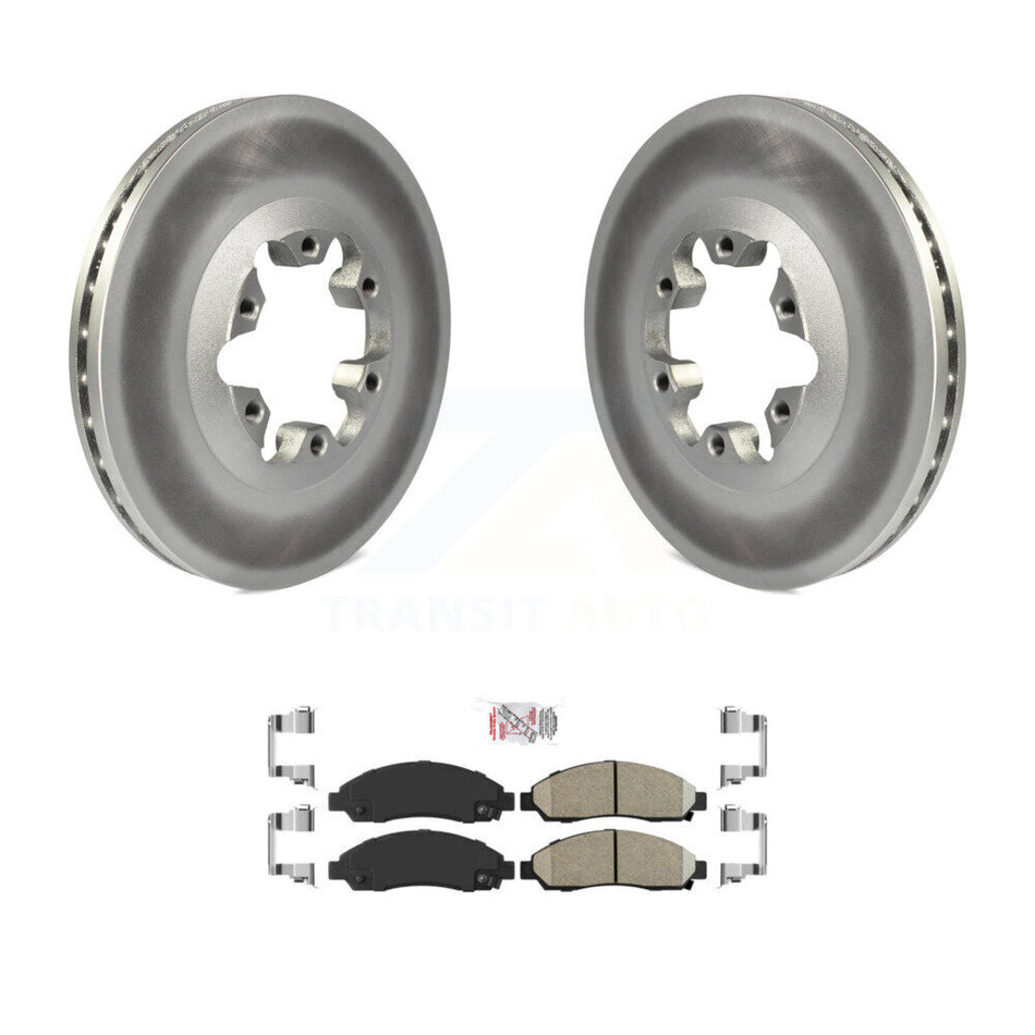 Front Coat Disc Brake Rotor Ceramic Pad Kit For Chevrolet Colorado GMC Canyon Isuzu i-280 KGA-100675