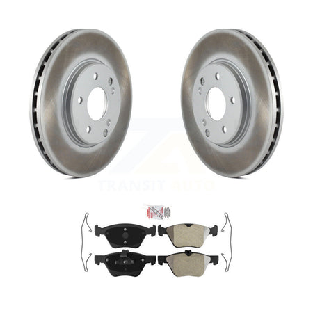 Front Coated Brake Rotors Semi-Metallic Pad Kit For Mercedes-Benz E320 Chrysler Crossfire KGA-100814