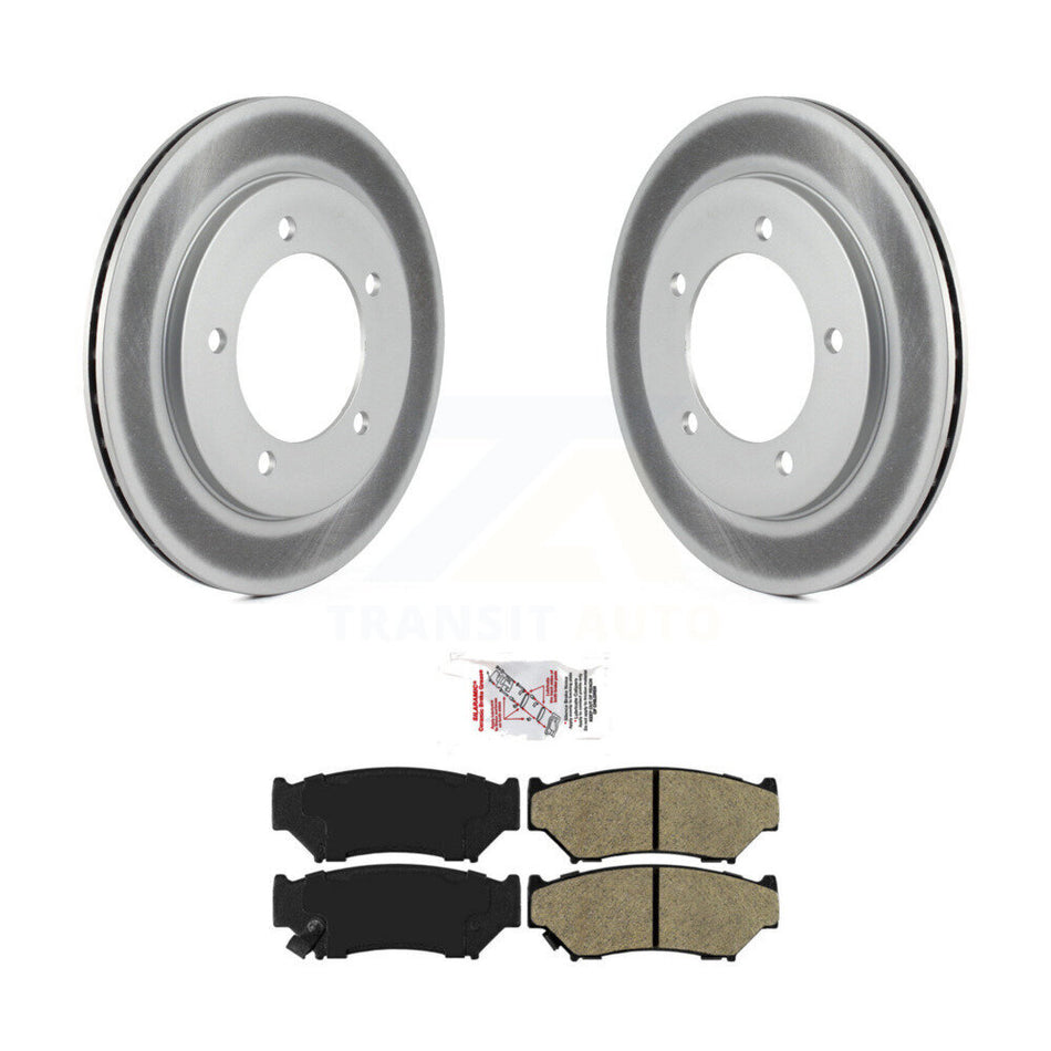 Front Coated Disc Brake Rotor & Semi-Metallic Pad Kit For Chevrolet Tracker Suzuki Vitara KGA-100821