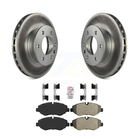 Front Coated Disc Brake Rotor Semi-Metallic Pad Kit For Sprinter 2500 Mercedes-Benz Dodge KGA-100876