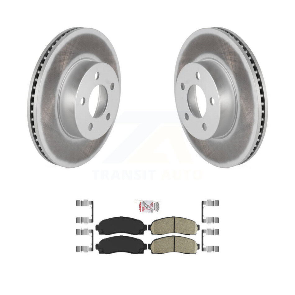 Front Coated Brake Rotors Ceramic Pad Kit For Ford Ranger Mazda B4000 Explorer Sport Trac KGA-100898