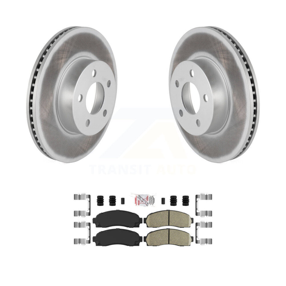 Front Coated Brake Rotors Ceramic Pad Kit For Ford Ranger Mazda B4000 Explorer Sport Trac KGA-100899