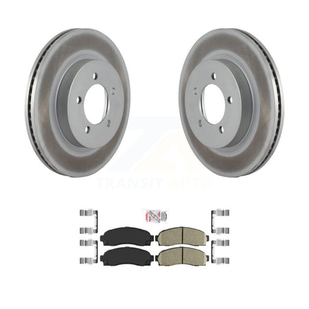 Front Coated Disc Brake Rotors And Ceramic Pads Kit For Ford Explorer Mercury Mountaineer KGA-100902