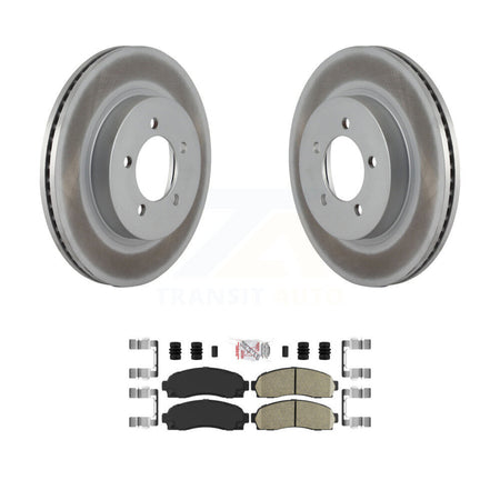 Front Coated Disc Brake Rotors And Ceramic Pads Kit For Ford Explorer Mercury Mountaineer KGA-100903