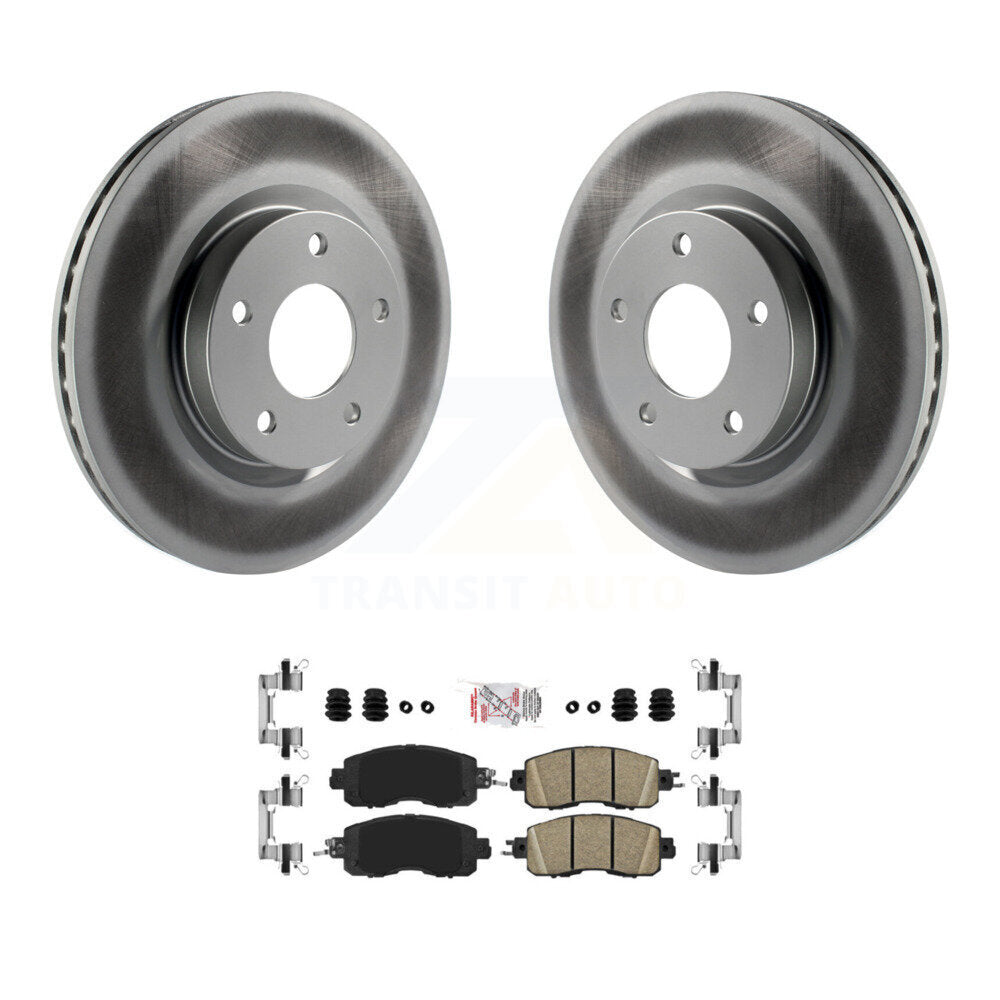 Front Coated Disc Brake Rotors And Ceramic Pads Kit For Nissan Altima KGA-100936