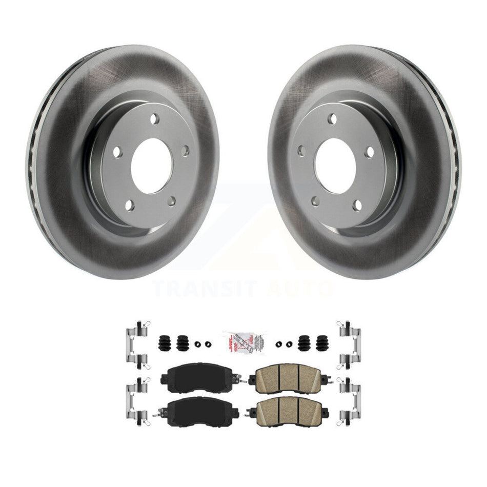 Front Coated Disc Brake Rotors And Ceramic Pads Kit For Nissan Altima KGA-100936