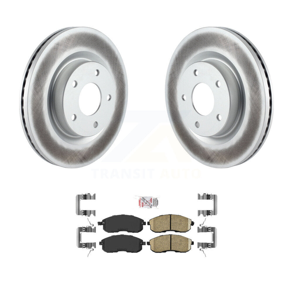 Front Coated Disc Brake Rotors And Ceramic Pads Kit For Nissan Altima KGA-100938