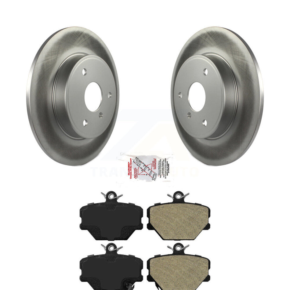 Front Coated Disc Brake Rotors And Semi-Metallic Pads Kit For Smart Fortwo KGA-100959