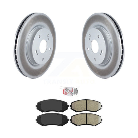 Front Coated Disc Brake Rotor And Semi-Metallic Pad Kit For 2006-2013 Suzuki Grand Vitara KGA-101026