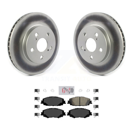 Front Coat Brake Rotor Ceramic Pad Kit For Toyota Corolla With 283mm Diameter KGA-101053