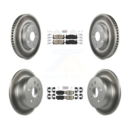 Front Rear Ceramic Pad Coated Brake Rotors Kit For Toyota Camry Lexus ES350 Avalon ES300h KGA-101182
